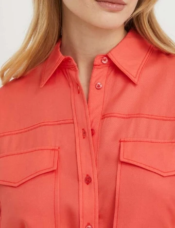 Rochie scurta Pepe Jeans, corai