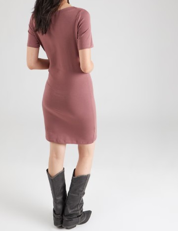 Rochie scurta Vero Moda, roz pudra