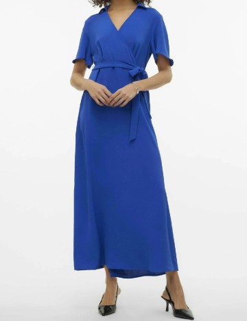 Rochie lunga Vero Moda, albastru