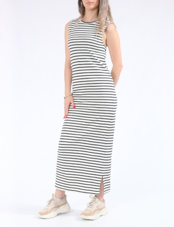 Rochie lunga Jacqueline de Yong, ecru