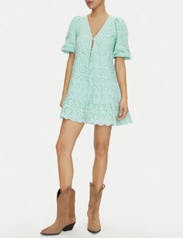 Rochie scurta Pepe Jeans, turcoaz