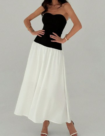 
						Rochie lunga SHEIN, alb