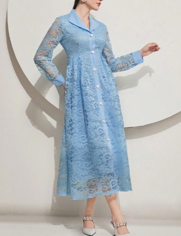 
						Rochie lunga SHEIN, albastru