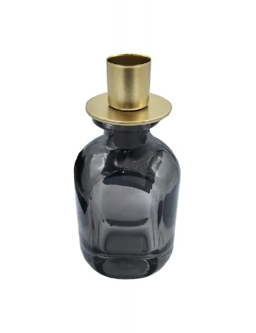 Suport lumanare Home Accents, negru Negru