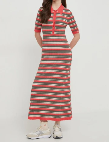 Rochie lunga Pepe Jeans, mix culori