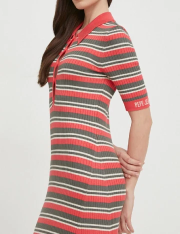 Rochie lunga Pepe Jeans, mix culori