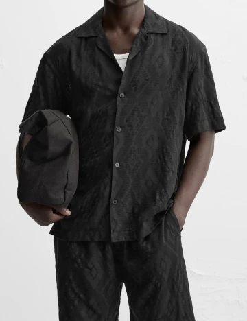Camasa Zara, negru Negru