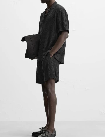 Camasa Zara, negru Negru