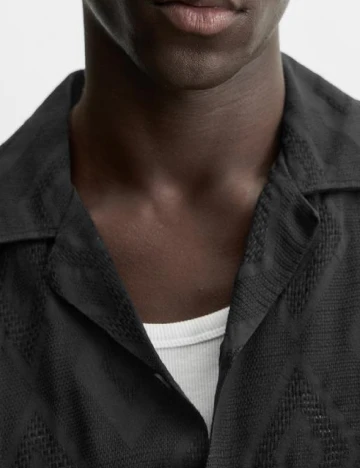 Camasa Zara, negru Negru
