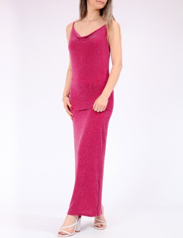 
						Rochie lunga Only, roz