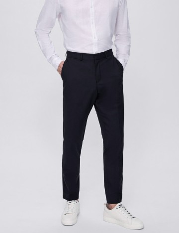 Pantaloni s.Oliver, bleumarin inchis