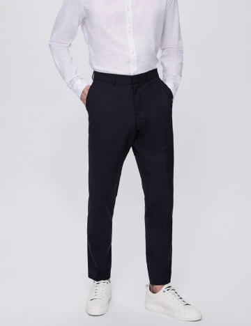 Pantaloni s.Oliver, bleumarin inchis