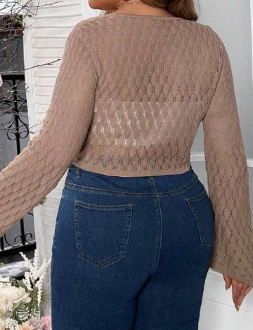 Top SHEIN CURVE, maro