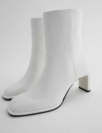 Botine Zara, alb, 42