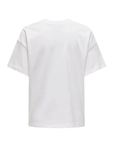 Tricou Only, alb