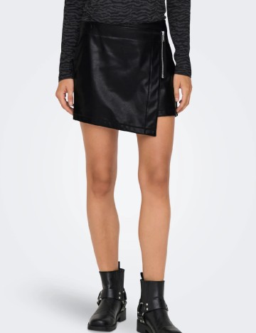 
						Fusta pantalon Only, negru