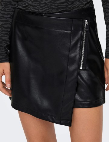 Fusta pantalon Only, negru