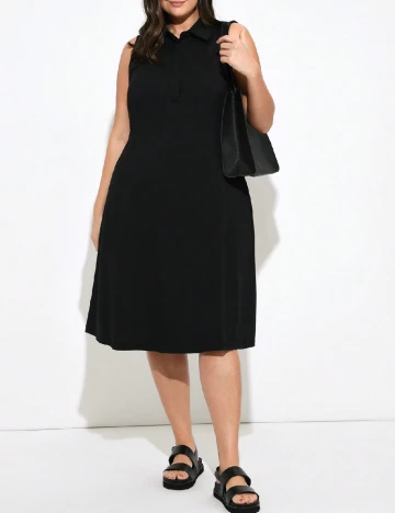 Rochie medie SHEIN CURVE, negru