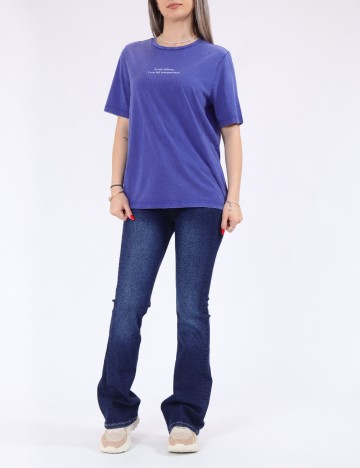 Tricou Only, albastru