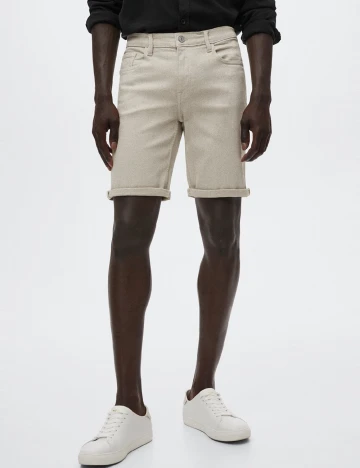 Pantaloni scurti Mango, bej