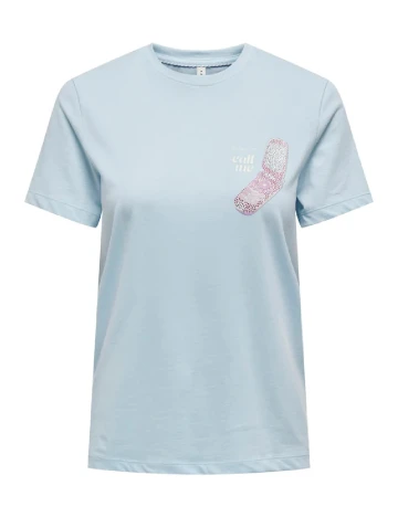 Tricou Only, albastru