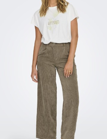 
						Tricou Only, alb