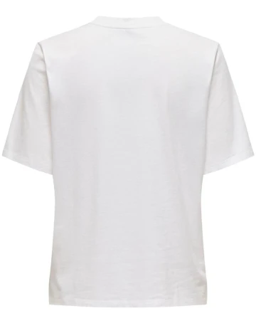 Tricou Only, alb