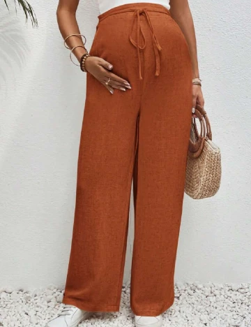 Pantaloni SHEIN Maternity, maro Maro