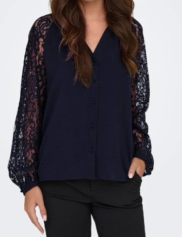 Bluza Only, bleumarin Albastru