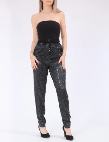 Pantaloni Only, negru