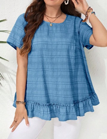 
						Bluza Emery Rose Curve, albastru