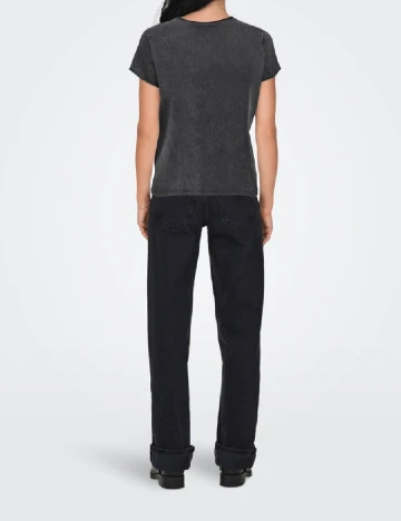 Tricou Only, gri inchis Gri