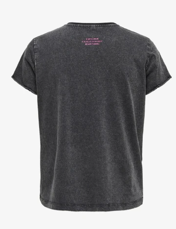 Tricou Only, gri inchis Gri