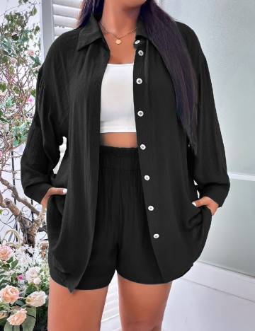 
						Compleu SHEIN CURVE, negru