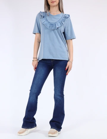 Tricou Only, albastru