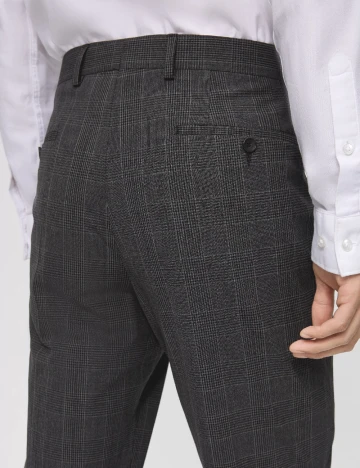 Pantaloni s.Oliver, gri inchis