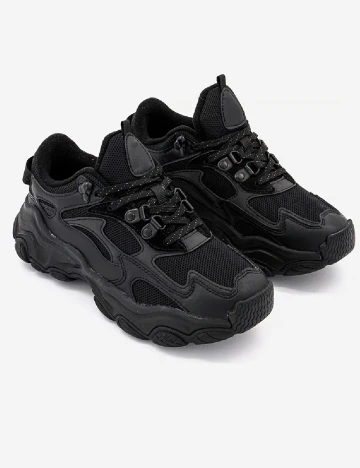 Adidasi Reserved, negru