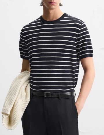 Tricou Zara, bleumarin inchis