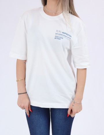 
						Tricou Only, alb