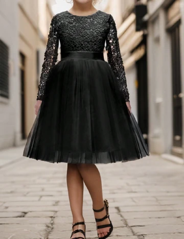 Rochie Shein Kids, negru