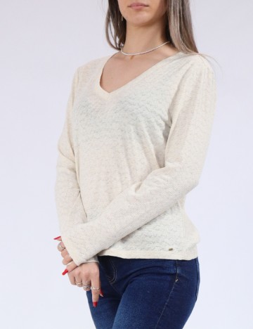 
						Bluza Only, crem