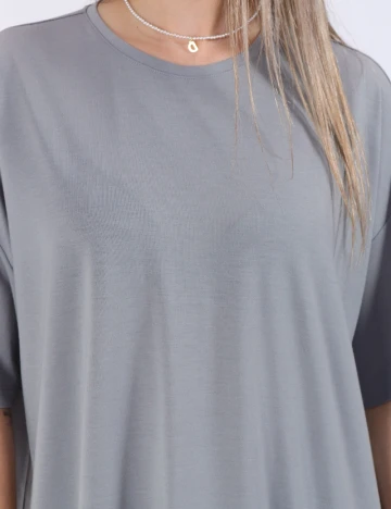 Tricou Oversize Only, gri Gri