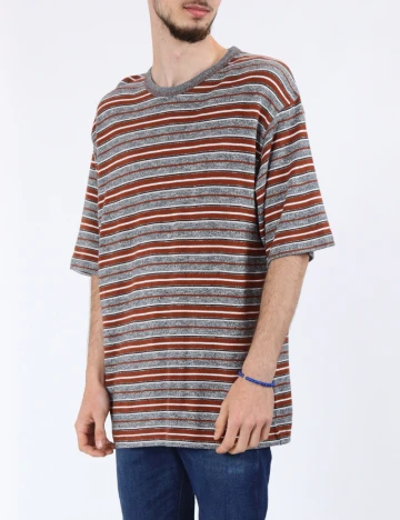 Tricou Jack&Jones, gri/maro