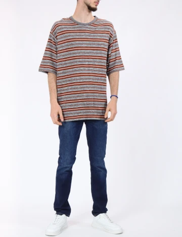 Tricou Jack&Jones, gri/maro