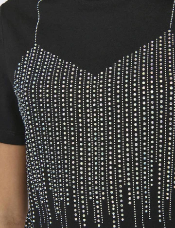 Tricou Only, negru Negru