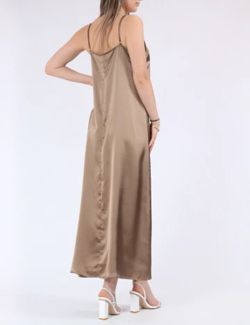 Rochie lunga Only, maro Maro
