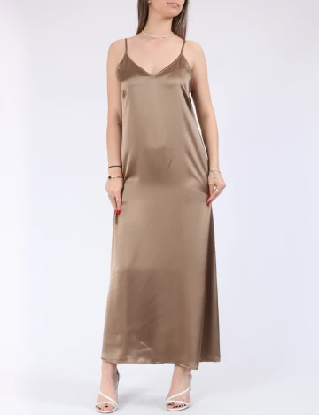 Rochie lunga Only, maro Maro