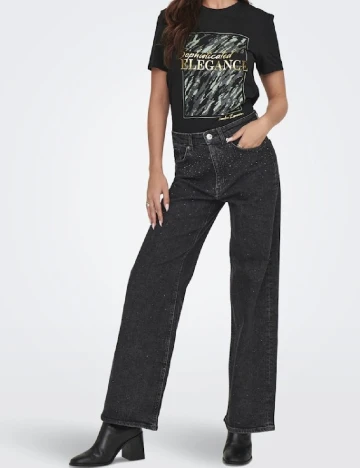 Tricou Only, negru