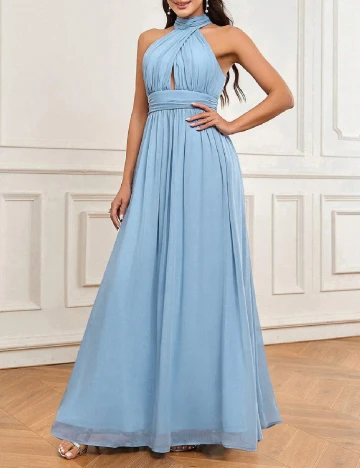 Rochie lunga SHEIN, albastru Albastru