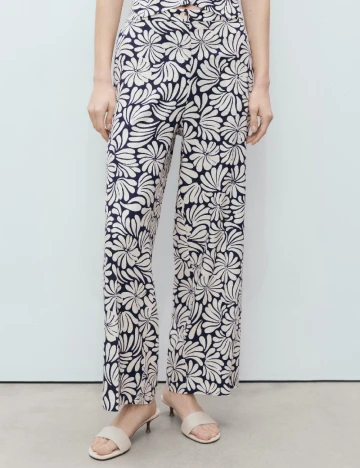 Pantaloni Mango, bleumarin